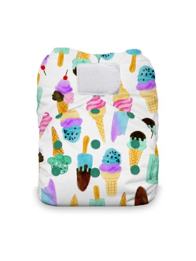 Pannolino lavabili Thirsties All in one con velcro in vari colori