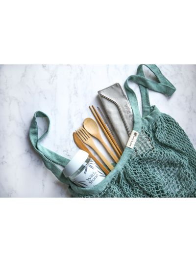 Set di posate riutilizzabili in bambù Wild & Stone (confezione da 8 pezzi)