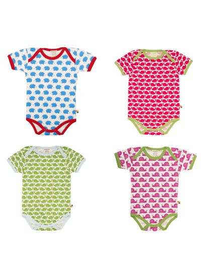 Body per bambino Loud+Proud- Body manica corta in cotone biologico in vari colori e taglie