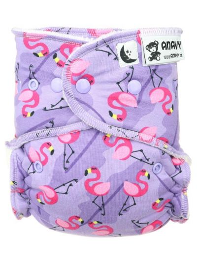  Pannolino lavabile Anavy - Pannolino Fitted Toddler con bottoni in vari colori