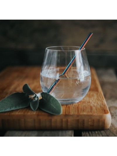 Cannucce da cocktail in acciaio inossidabile riutilizzabili Wild & Stone (confezione da 6 pezzi) in vari colori