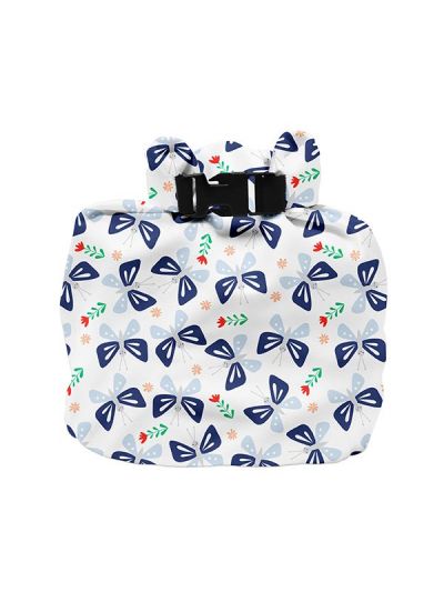Sacca impermeabile per pannolini lavabili Bambino mio- Wet bag Butterfly bloom