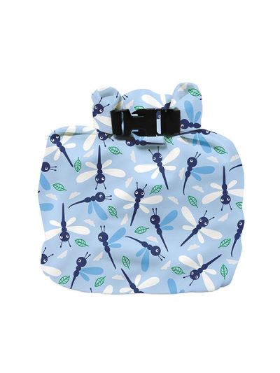 Sacca impermeabile per pannolini lavabili Bambino mio- Wet bag Dragonfly Daze