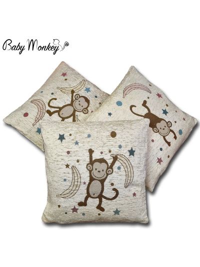 Accessori per la cameretta Babymonkey- Tris Copri Cuscini in vari colori