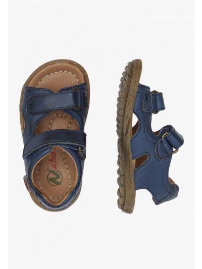 Sandalo Naturino Sky semi aperto in pelle in vari colori