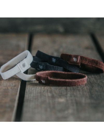 Prodotto per la persona Wild & Stone - Elastici per capelli in cotone biologico in vari colori (confezione da 6 pezzi)