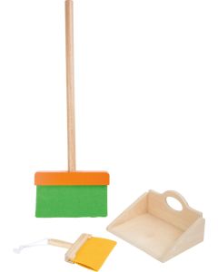 Gioco in legno Legler –   Set in legno con scopetta e paletta