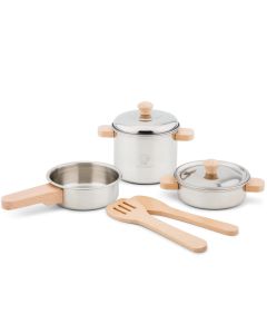 Gioco in legno Classic Toys – Set di pentole
