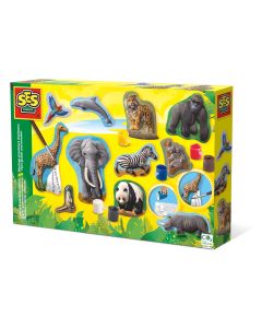 Gioco creativo SES Creative – Animali da creare e dipingere  