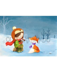 Accessori per la cameretta Colorandando - Quadretto Friendly winter