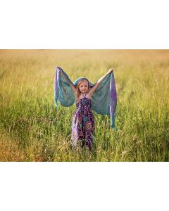 Gonnavestito indiana per bimba- Colore Violet Flowers