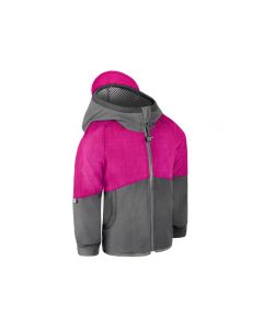 Giacca per bambini in softshell Unuo- Rosa senza rivestimento in pile