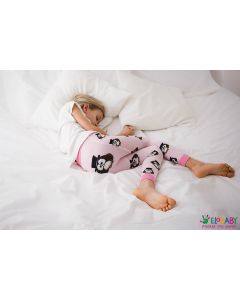 Leggings Gufo/Rosa