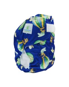 Pannolino lavabile Blümchen - Pocket - Air Balloon con velcro- senza inserti