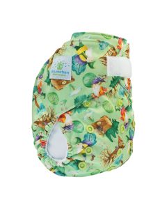 Pannolino lavabile Blümchen - Pocket - Gnomi con velcro senza inserti