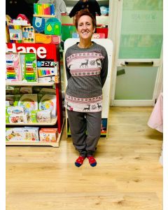 Abbigliamento donna- Pigiama in caldo cotone Renne