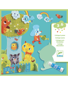 Gioco creativo Djeco – Collages 3D – Amici del giardino