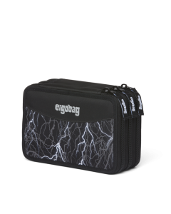 Astuccio rigido Ergobag per scuola elementare a 3 cerniere-ReflektBar Glow