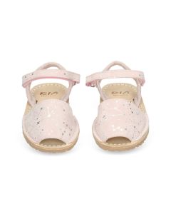 Avarcas menorquina Rosa stelline argento 58695 58969