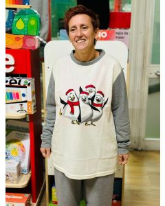 Abbigliamento donna- Pigiama in caldo cotone Pinguini