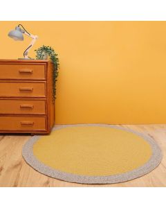 Tappeto d’arredo per la cameretta Nattiot – NOLAN CURCUMA in lana intrecciata
