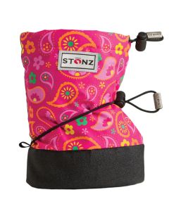 Stonz Booties - Paisley Pink Fuchsia