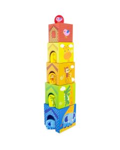 Gioco prima infanzia Ulysse- Cubi impilabili Cigognes