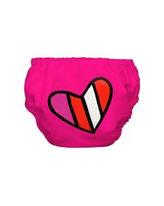 Charlie Banana - 2in1 CUORE FUCSIA taglia S