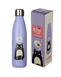 Borraccia termica in acciaio inossidabile Puckator- Feline cat