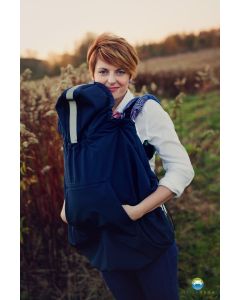 Copertura universale per portabebè  in softshell Little Frog- Cover navy