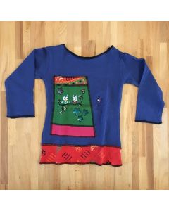 ANA SE TE VA LA PINZA-Pajaritos en azul tg.S
