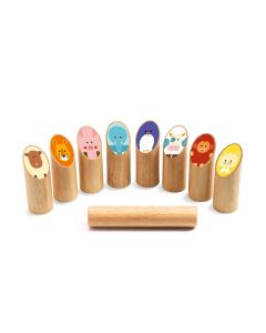 Gioco in legno Djeco-  Primi birilli Kyyanimo