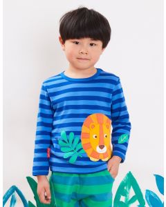 Maglia da bambino in cotone biologico Toby Tiger in vari colori