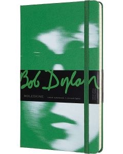 Taccuino Moleskine con copertura rigida 13X21CM verde- Bob Dylan