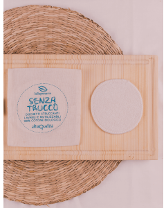 Cosmesi biologica La Saponaria-  Set dischetti struccanti