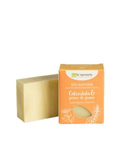 Cosmesi biologica La Saponaria-  Bio Sapone Calendula germe di grano