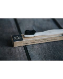 Spazzolino da denti in bambù Wild & Stone per adulti - Setole medie (confezione da 1 pezzo)