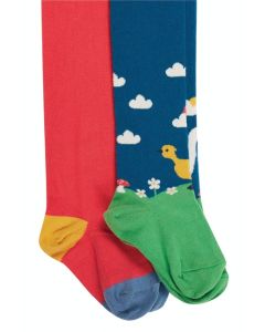 Collant da bambina Frugi – Little Norah, confezione da 2 paia