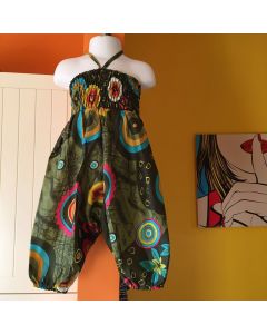 Pantavestito indiano in cotone-  Green Life