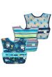 Set da 3 Bavaglini impermeabili snap & go Green Sprouts in vari colori 9-18 mesi