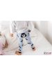 Leggings Gufo/Azzurro