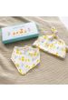 Set per neonati Rex London- Set Cappellino e  in cotone biologico bandana vari 