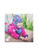 Giacca per bambini in softshell Unuo- Fiorellini senza rivestimento in pile