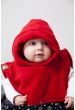 Cappuccio e scaldacollo Mamma&Bambino LennyLamb - Rosso