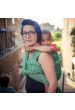 Fascia portabebè Didymos - Ada verde extra wide