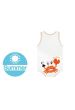 J Body Fresco Cotone Summer Sealife Collection - Body allungabile smanicato  Granchio