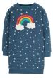 Vestito da bambina Frugi – Eloise Jumper Dress Abisko Stars/Rainbow