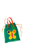 Barefoot Sacca bambini Blu farfalla gialla