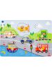 Gioco in legno Ulysse- Puzzle sonoro Veicoli